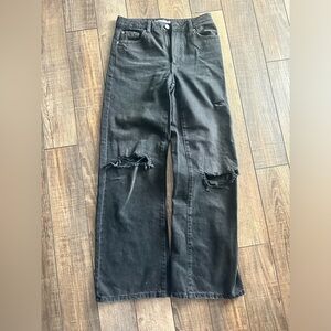 Garage Black Ripped Women Jeans